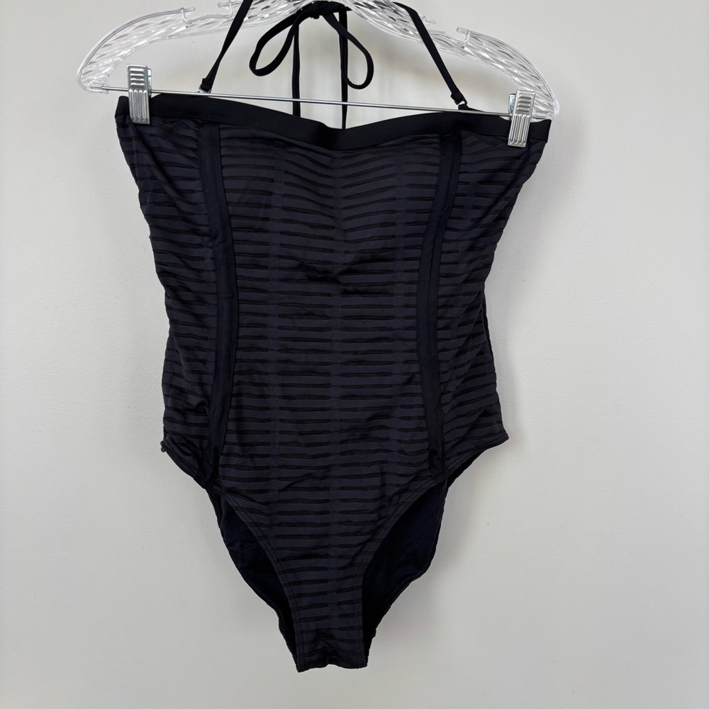 Bond-Eye Australia Black One Piece Swimsuit‎ Size 14
